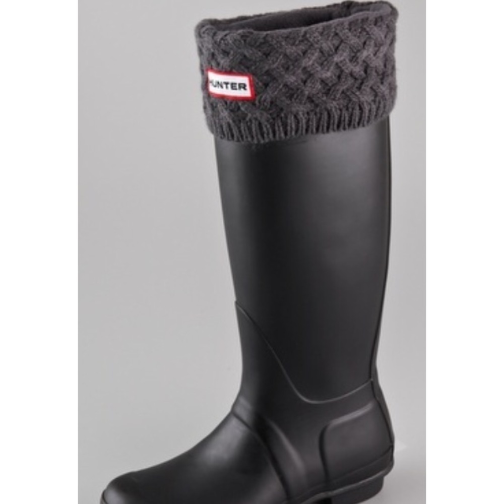 Hunter Boot Basketweave Cuff Welly Sock